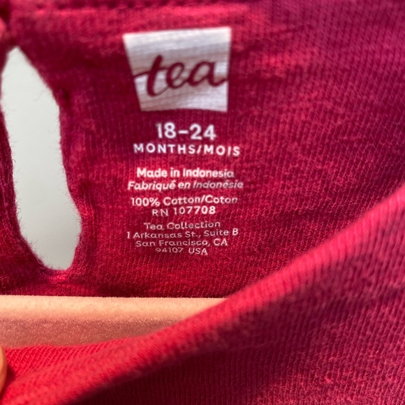 Tea Collection Pink Ruffle Bodysuit - Picture 7 of 15